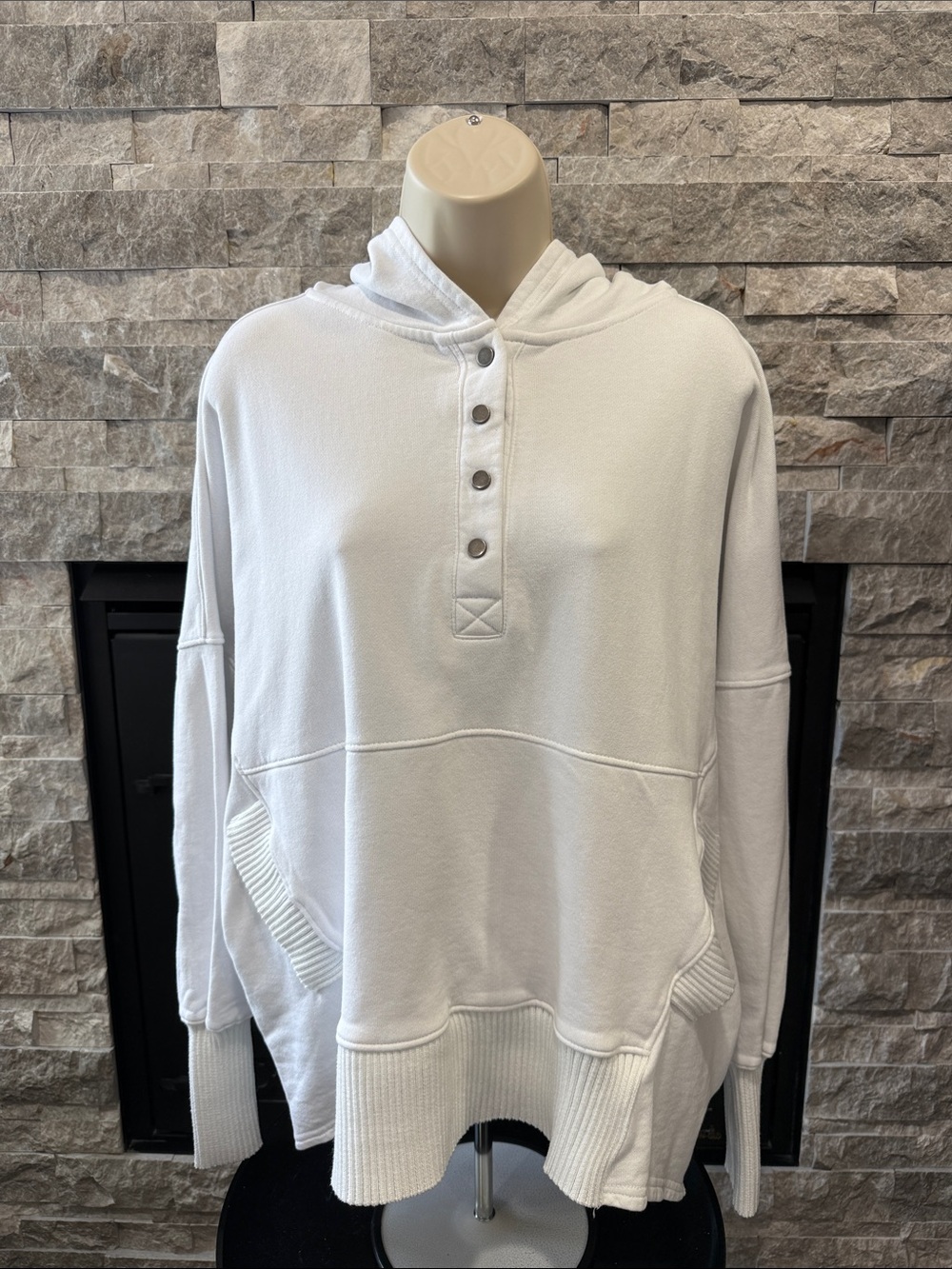 BUCKETLIST White Hooded Sweatshirt